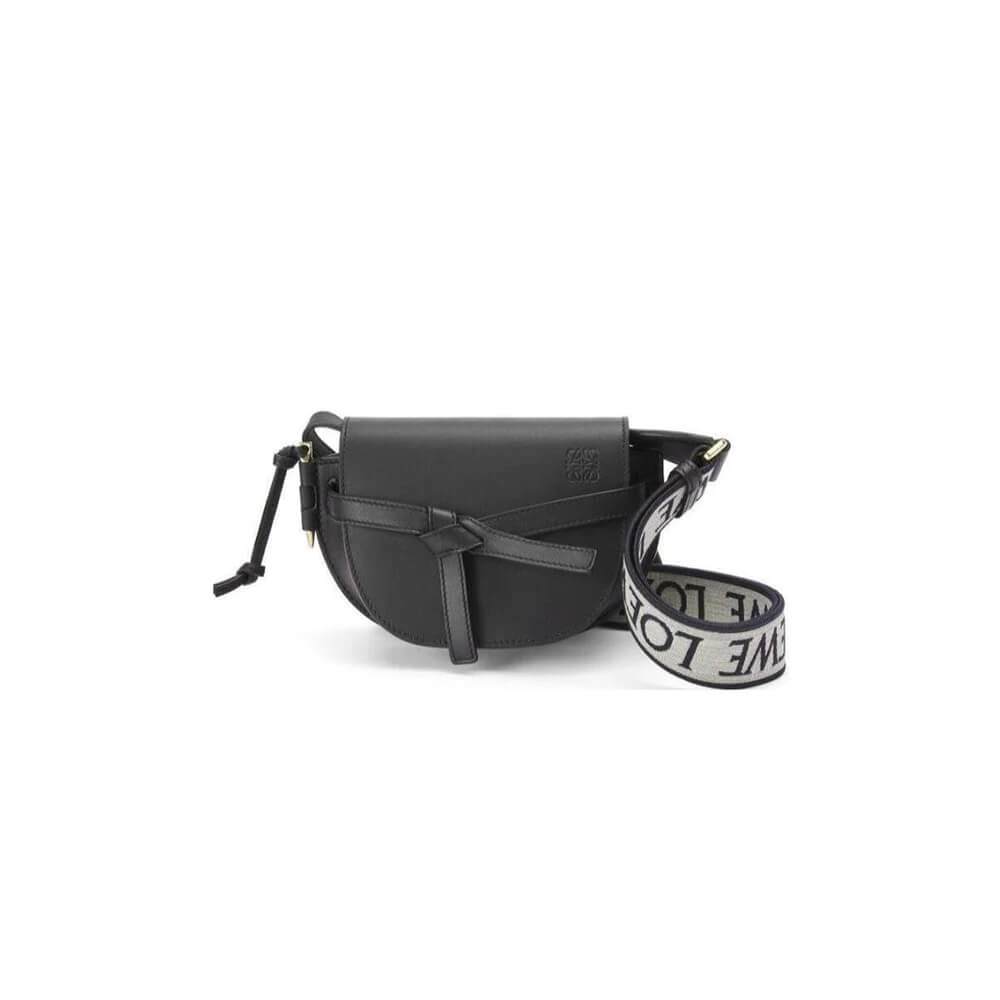 Loewe Small Gate bag in soft calfskin and jacquard