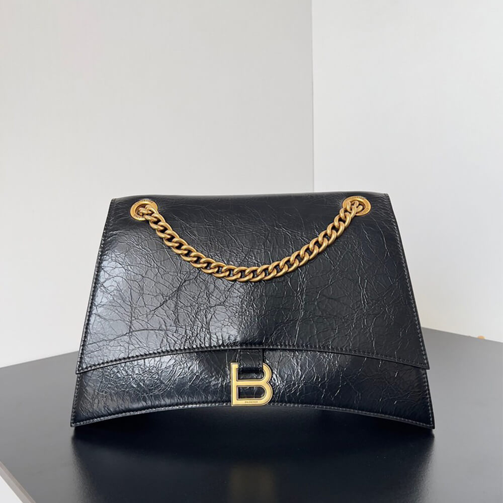 Balenciaga Women s Crush Chain Bag Medium(HIGH-END GRADE)