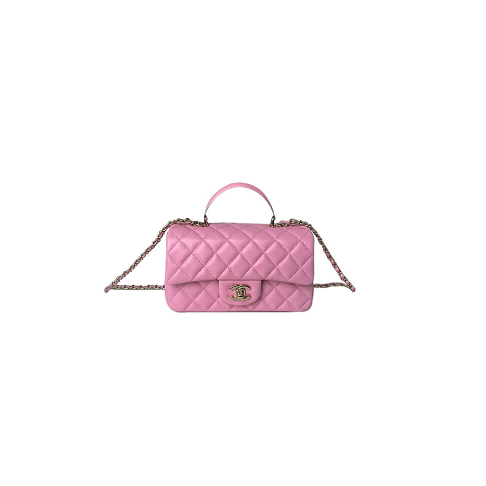 CHANEL Mini Classic Handbag With Top Handle