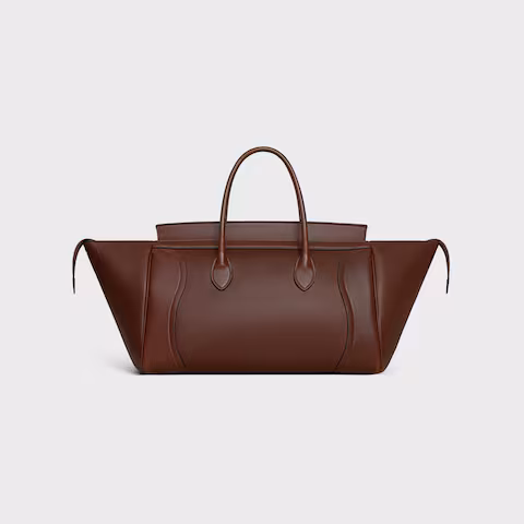 MEDIUM SMILING NEW LUGGAGE IN SUPPLE SHINY LAMBSKIN